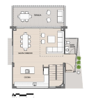 Villa 3 pisos Nivel acceso-0.00